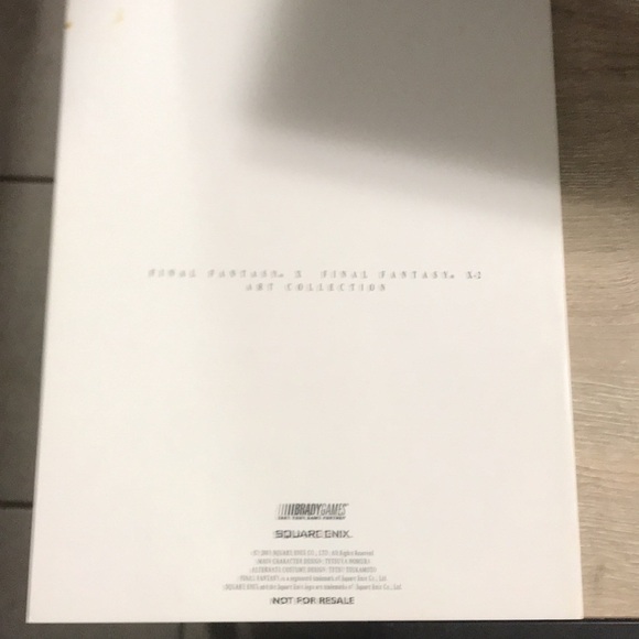 VINTAGE 2003 FINAL FANTASY X & X-2 ART COLLECTION BOOK - Picture 7 of 8